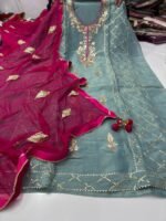 KDH Exclusive – Pure Shimar Gota Work Suit Set - Image 2
