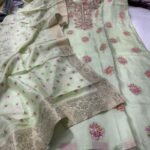 KDH Exclusive – Pure Upada Silk Dabka Work Designer Suit