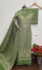 Premium Kalamkari Weaving Pashmina Suit - Image 3