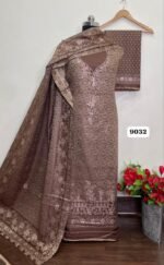 Premium Kalamkari Weaving Pashmina Suit