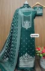 SUPER HIT Premium Weaving Pashmina Suit With Designer Stole - Image 7