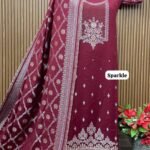SUPER HIT Premium Weaving Pashmina Suit With Designer Stole