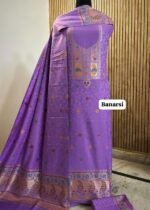 SUPER HIT Premium Weaving Pashmina Suit With Designer Stole - Image 2