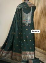 SUPER HIT Premium Weaving Pashmina Suit With Designer Stole