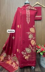 Pure kaani Weaving Designer suit - Image 4