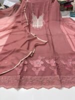 KDH EXCLUSIVE – GLASS ORGANZA CUTWORK SUIT