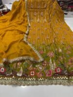 KDH EXCLUSIVE – CREPE DESIGNER HANDWORK SUIT